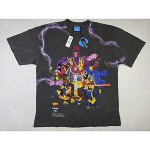 NWT Civil Regime x X-Men Marvel 97 Mutant Proud Tee L Vintage Wash Oversized Fit